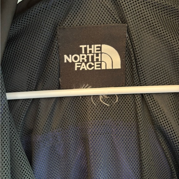 North Face Blue and Black Hooded Windbreaker Jacket Women's Size Medium - Picture 9 of 14